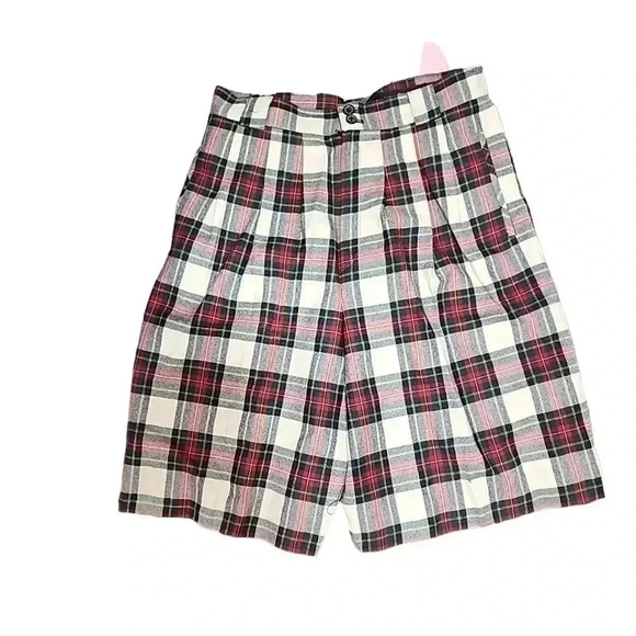 Giorgio Sant’Angelo Vintage Plaid Wool 2-Piece Blazer & Short -Set Size 12 - Picture 13 of 16